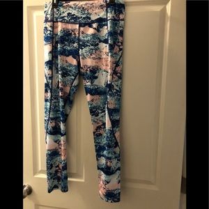 Multi color workout leggings